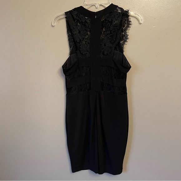 Express Mini Sheath Dress size 6 lbd lace sheer cocktail party - Picture 1 of 15